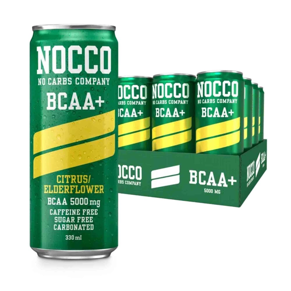 NOCCO NOCCO BCAA+ Drink (koffeinfrei) 12 x 330 ml Citrus Holunderbluete kaufen bei HighPowered.ch