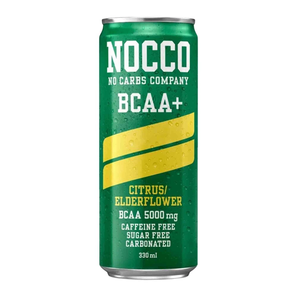 Buy NOCCO NOCCO BCAA+ Drink (caffeine-free) 330 ml Citrus Elderflower at HighPowered.ch