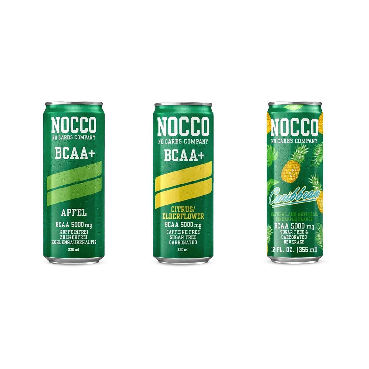 Buy NOCCO NOCCO BCAA+ Drink (caffeine-free) 330 ml sample pack at HighPowered.ch
