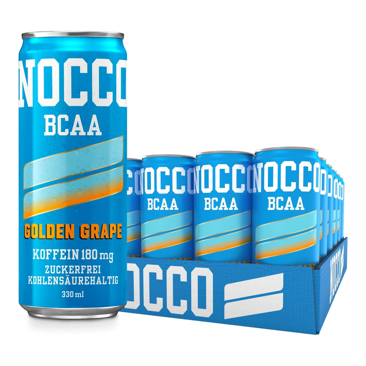 NOCCO Energiedrink BCAA 24 x 330 ml / Golden Grape Del Sol kaufen -  NOCCO Energiedrinks  - Fitness Onlineshop