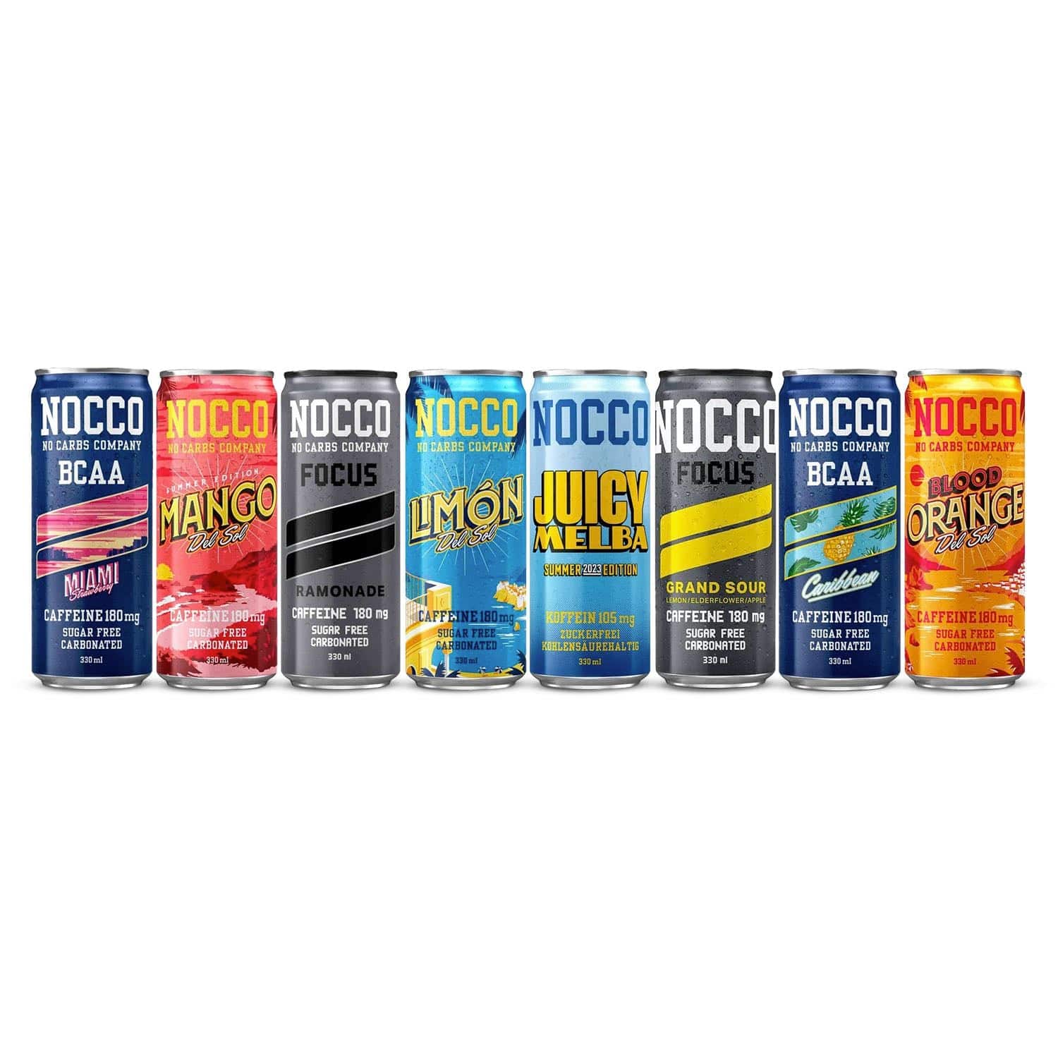 NOCCO NOCCO Energiedrink BCAA 330 ml Probierpaket kaufen bei HighPowered.ch