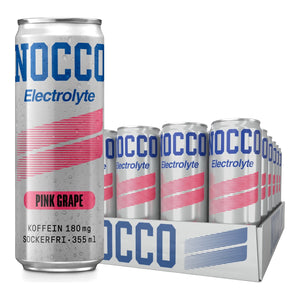 NOCCO Energiedrink Electrolyte 24 x 355 ml / Pink Grape kaufen -  NOCCO Energiedrinks  - Fitness Onlineshop