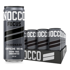NOCCO Energiedrink Focus 24 x 330 ml / Ramonade kaufen -  NOCCO Energiedrinks  - Fitness Onlineshop