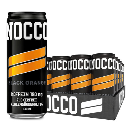 NOCCO Energiedrink Focus Black Orange / 24 x 330 ml kaufen -  NOCCO Energiedrinks  - Fitness Onlineshop