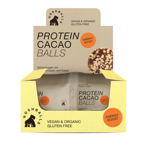 Noshballs (bio) 20 x 40 g / Reload (Cacao & Cashew) kaufen -  Noshballs Energieriegel  - Fitness Onlineshop