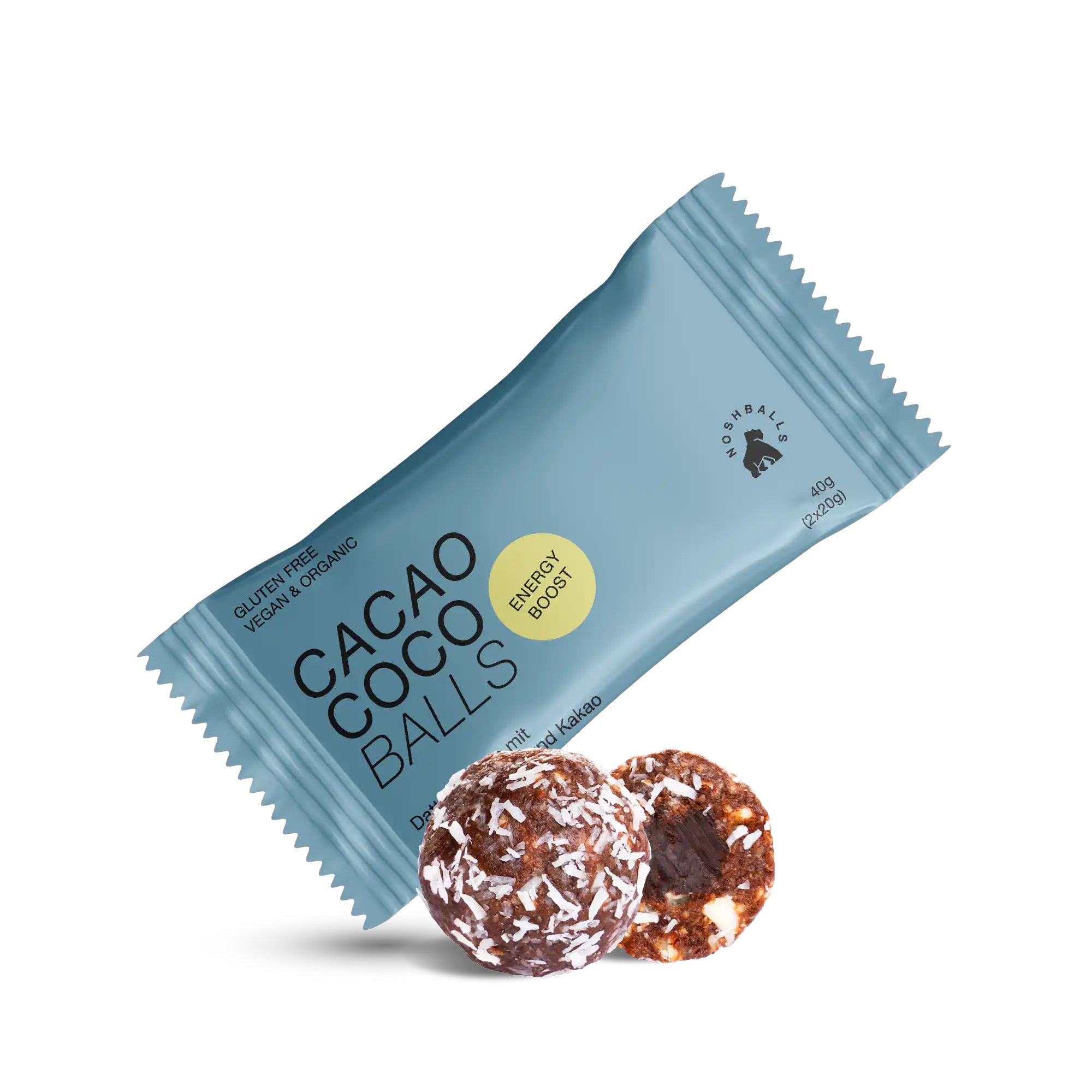 Noshballs (bio) kaufen -  Noshballs Energieriegel  - Fitness Onlineshop