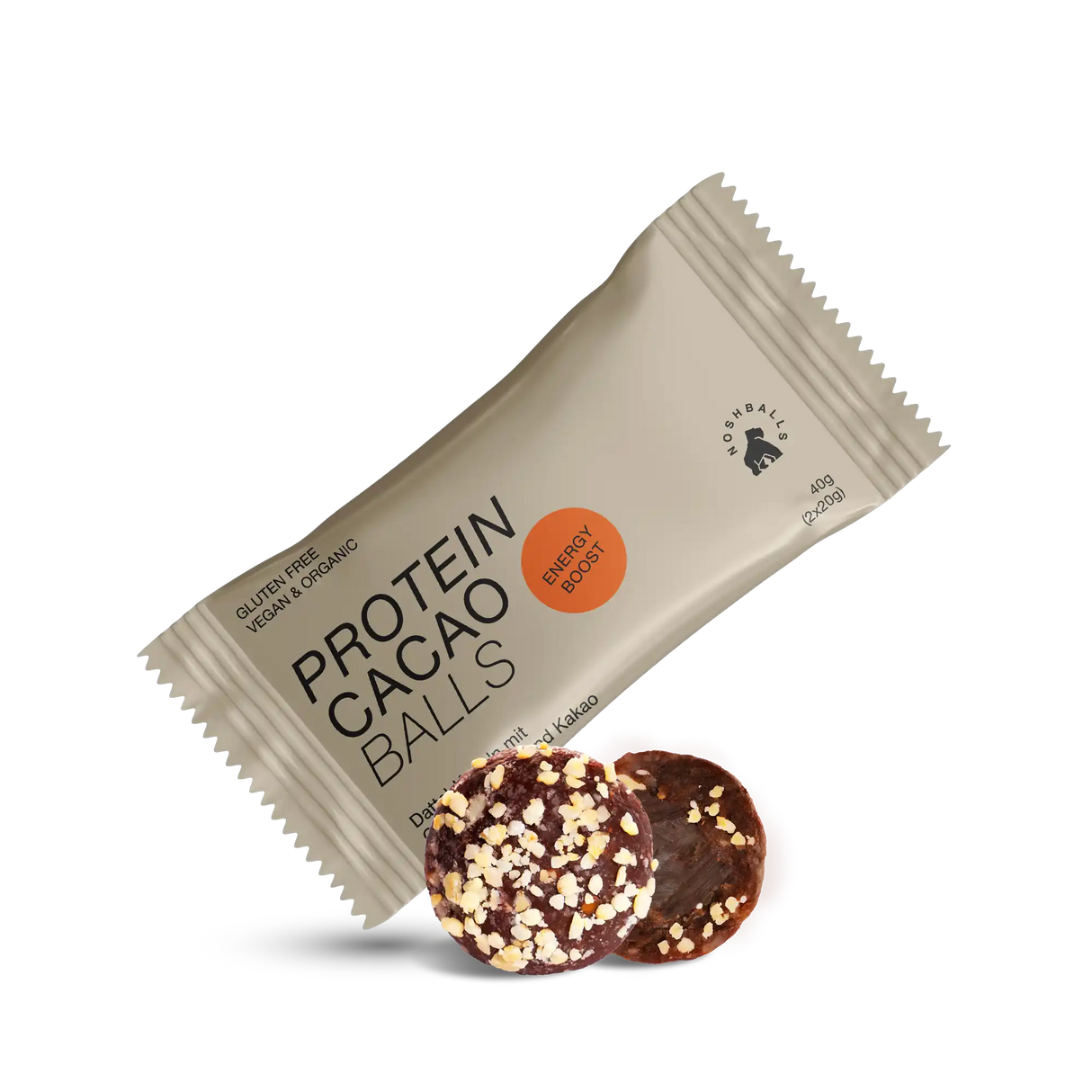 Noshballs (bio) kaufen -  Noshballs Energieriegel  - Fitness Onlineshop