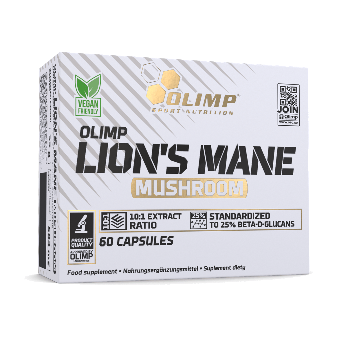 Olimp Sport Nutrition Lion's Mane Mushroom (60 Kapseln) kaufen -  Olimp Sport Nutrition Pilz-Supplements  - Fitness Onlineshop