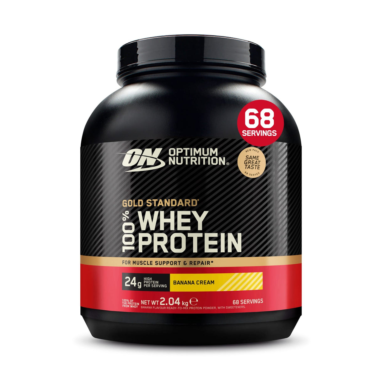 Gold Standard 100% Whey Protein Banana / 2 kg kaufen -  Optimum Nutrition Whey Proteinpulver  - Fitness Onlineshop