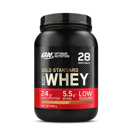 Optimum Nutrition Gold Standard 100% Whey Protein Chocolate Peanut Butter 908 g kaufen bei HighPowered.ch