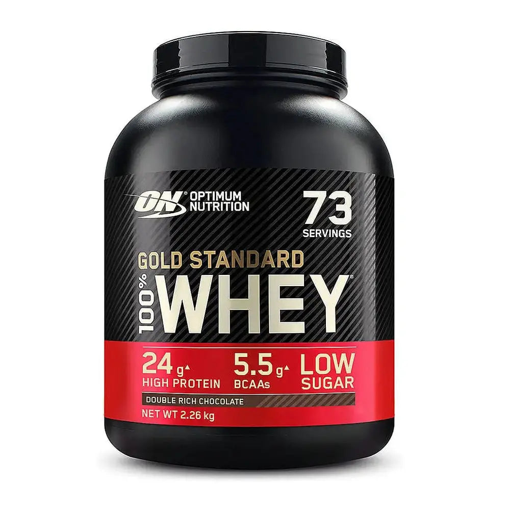 Optimum Nutrition Gold Standard 100% Whey Protein Double Rich Chocolate 2.26 kg kaufen bei HighPowered.ch