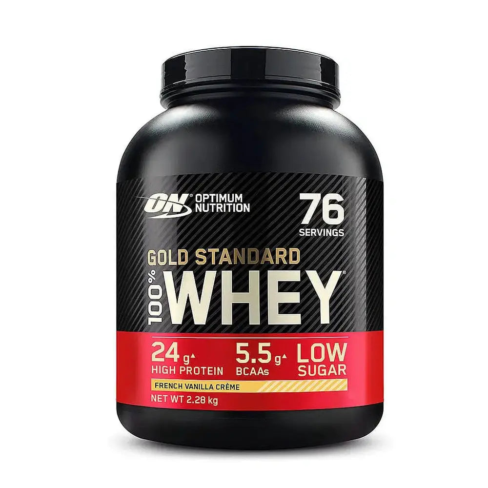 Optimum Nutrition Gold Standard 100% Whey Protein French Vanilla Creme 2.28 kg kaufen bei HighPowered.ch