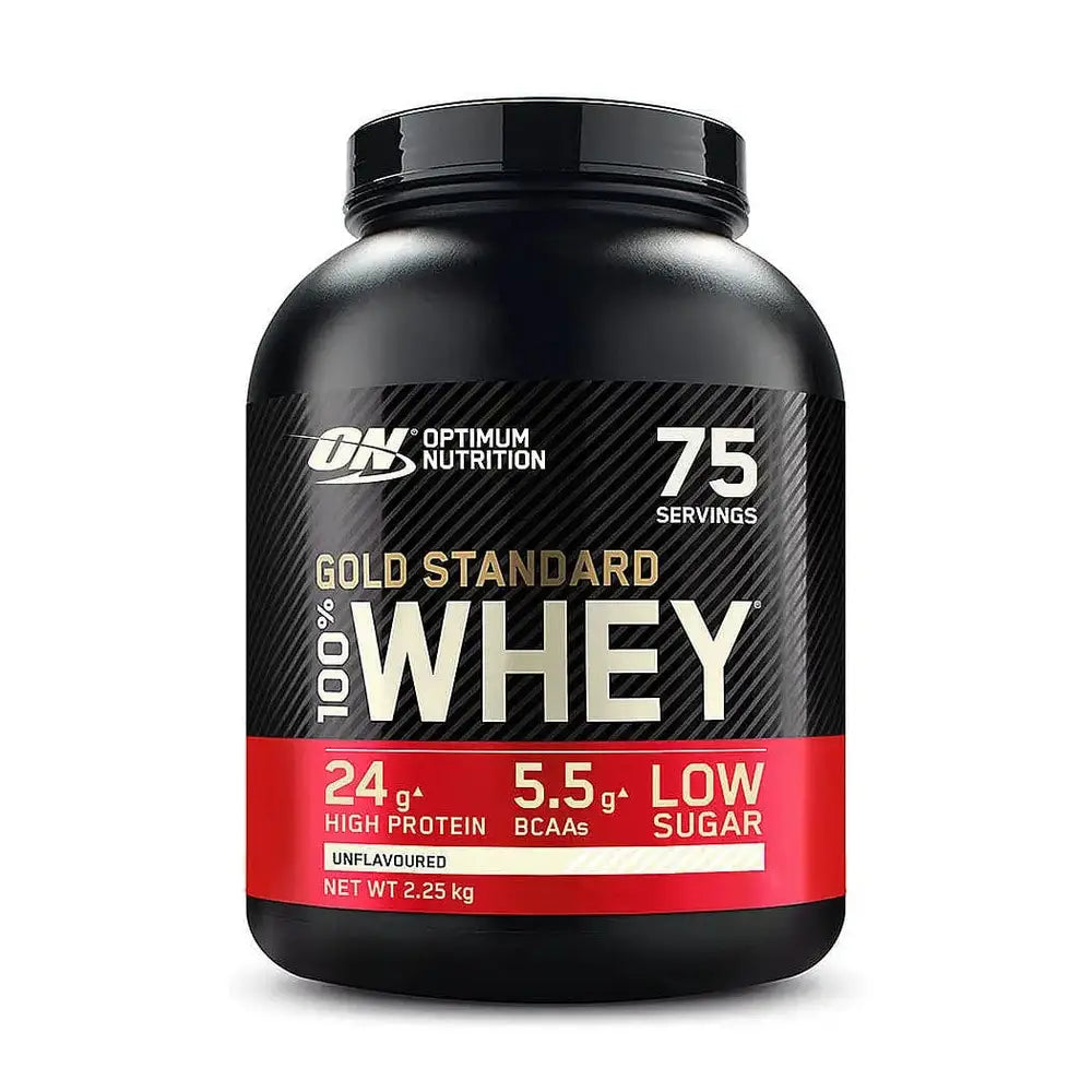 Optimum Nutrition Gold Standard 100% Whey Protein Unflavoured 2.22 kg kaufen bei HighPowered.ch