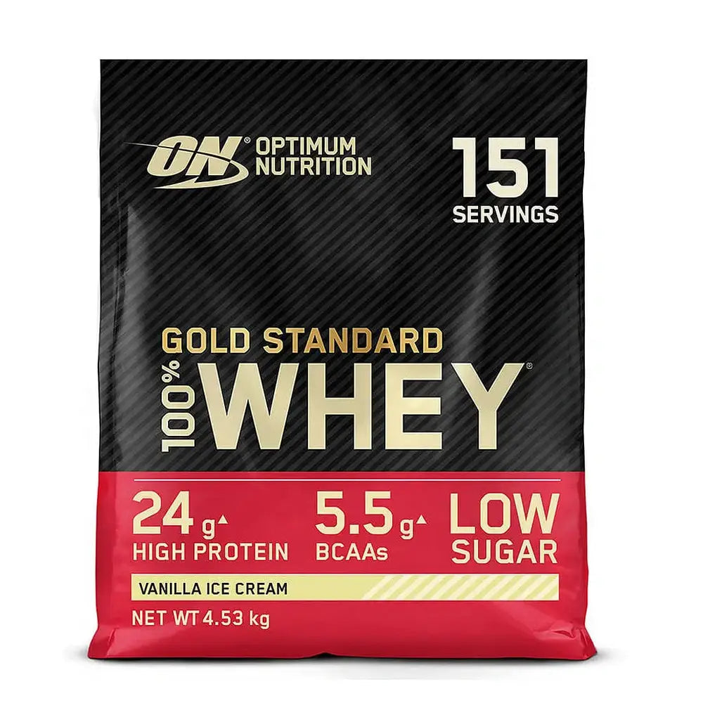 Optimum Nutrition Gold Standard 100% Whey Protein Vanilla Ice Cream 4.54 kg kaufen bei HighPowered.ch