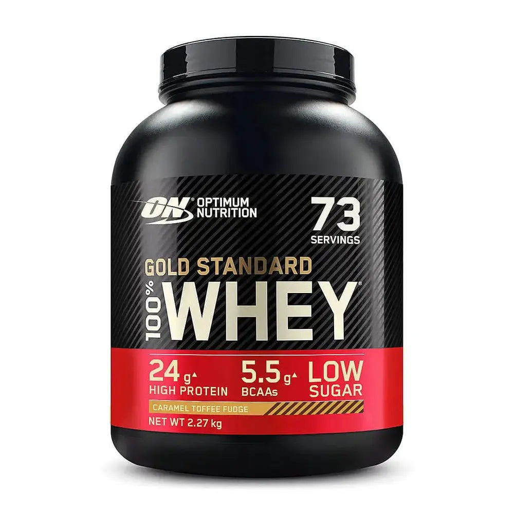 Optimum Nutrition Gold Standard 100% Whey Protein Caramel 2.27 kg kaufen bei HighPowered.ch