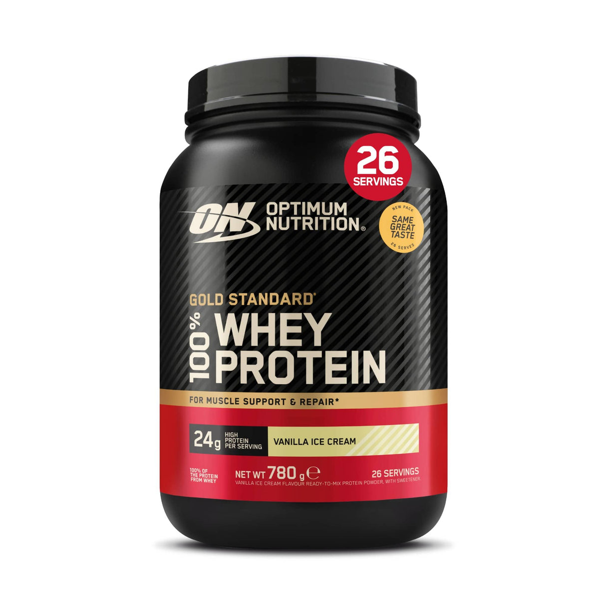 Gold Standard 100% Whey Protein Vanilla Ice Cream / 780 g kaufen -  Optimum Nutrition Whey Proteinpulver  - Fitness Onlineshop