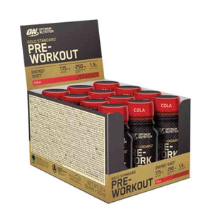Optimum Nutrition Gold Standard Pre-Workout Energy Shot 12 x 60 ml Cola kaufen bei HighPowered.ch