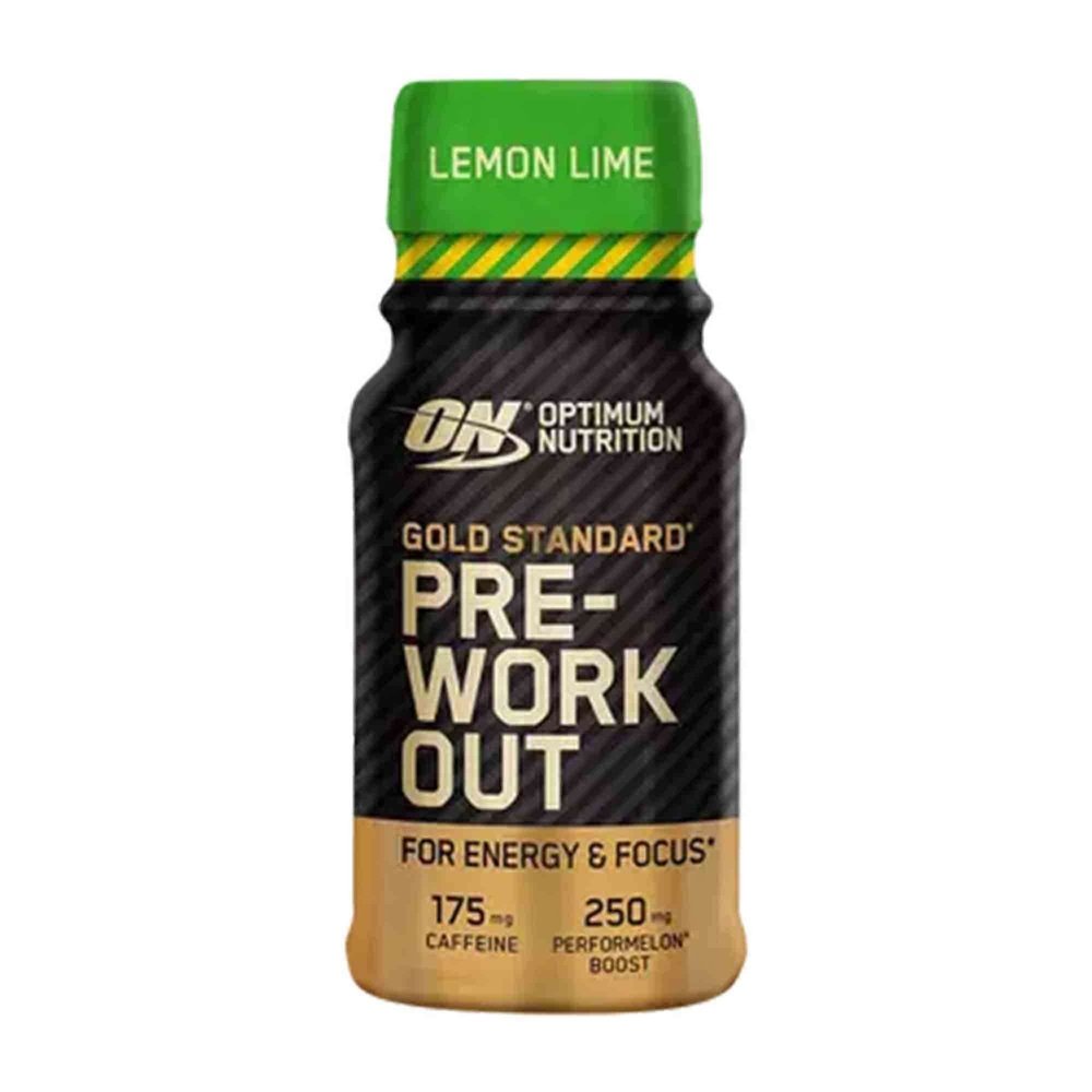 Optimum Nutrition Gold Standard Pre-Workout Energy Shot 60 ml Lemon & Lime kaufen bei HighPowered.ch