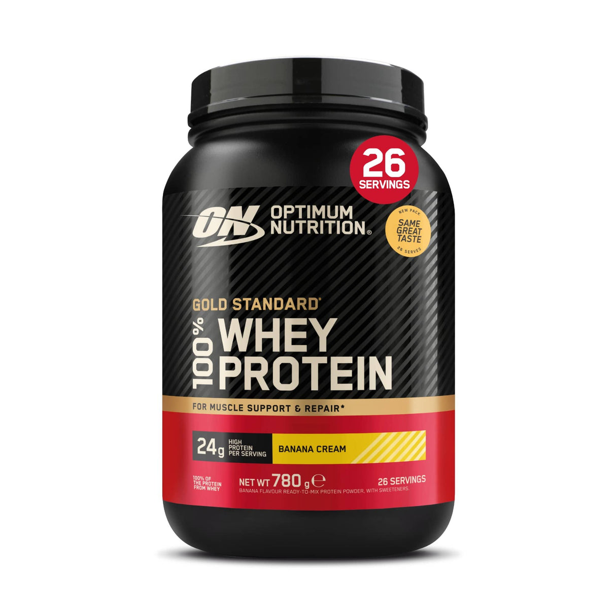 Gold Standard 100% Whey Protein Banana / 780 g kaufen -  Optimum Nutrition Whey Proteinpulver  - Fitness Onlineshop
