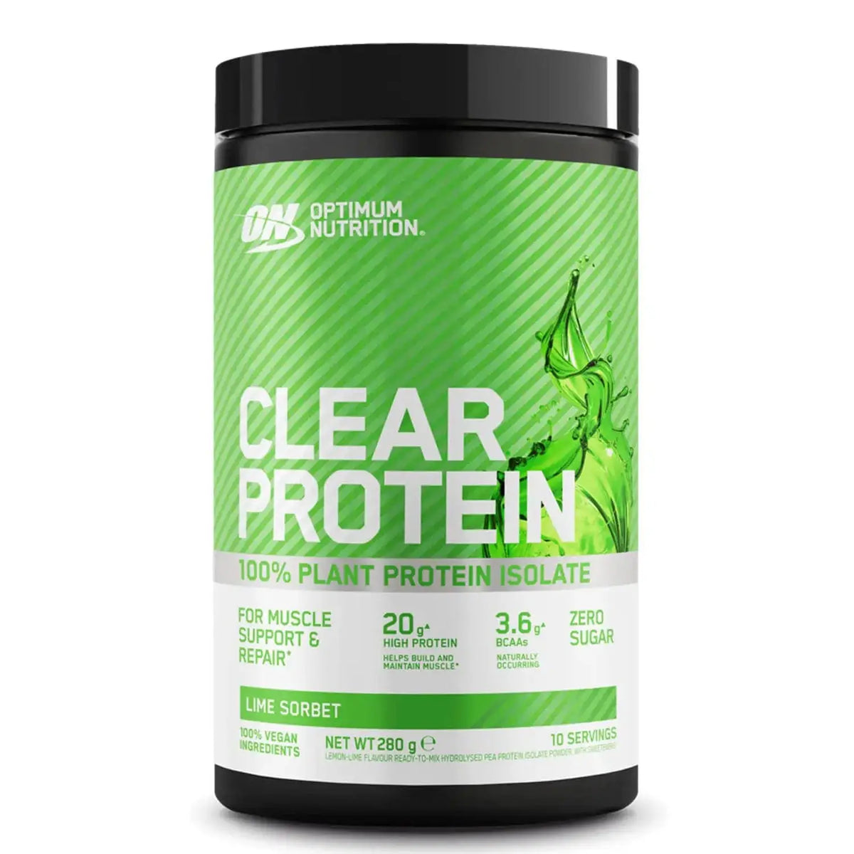Optimum Nutrition Optimum Nutrition 100% Clear Plant Protein (280 g) Lime Sorbet kaufen bei HighPowered.ch