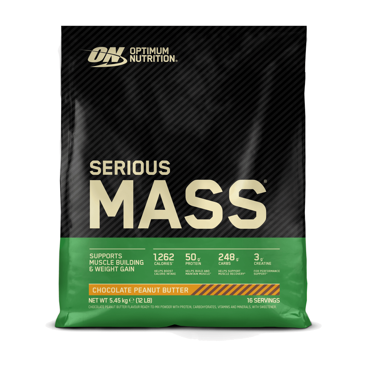 Optimum Nutrition Serious Mass 5.45 kg / Choc Peanut Butter kaufen -  Optimum Nutrition Weightgainer  - Fitness Onlineshop