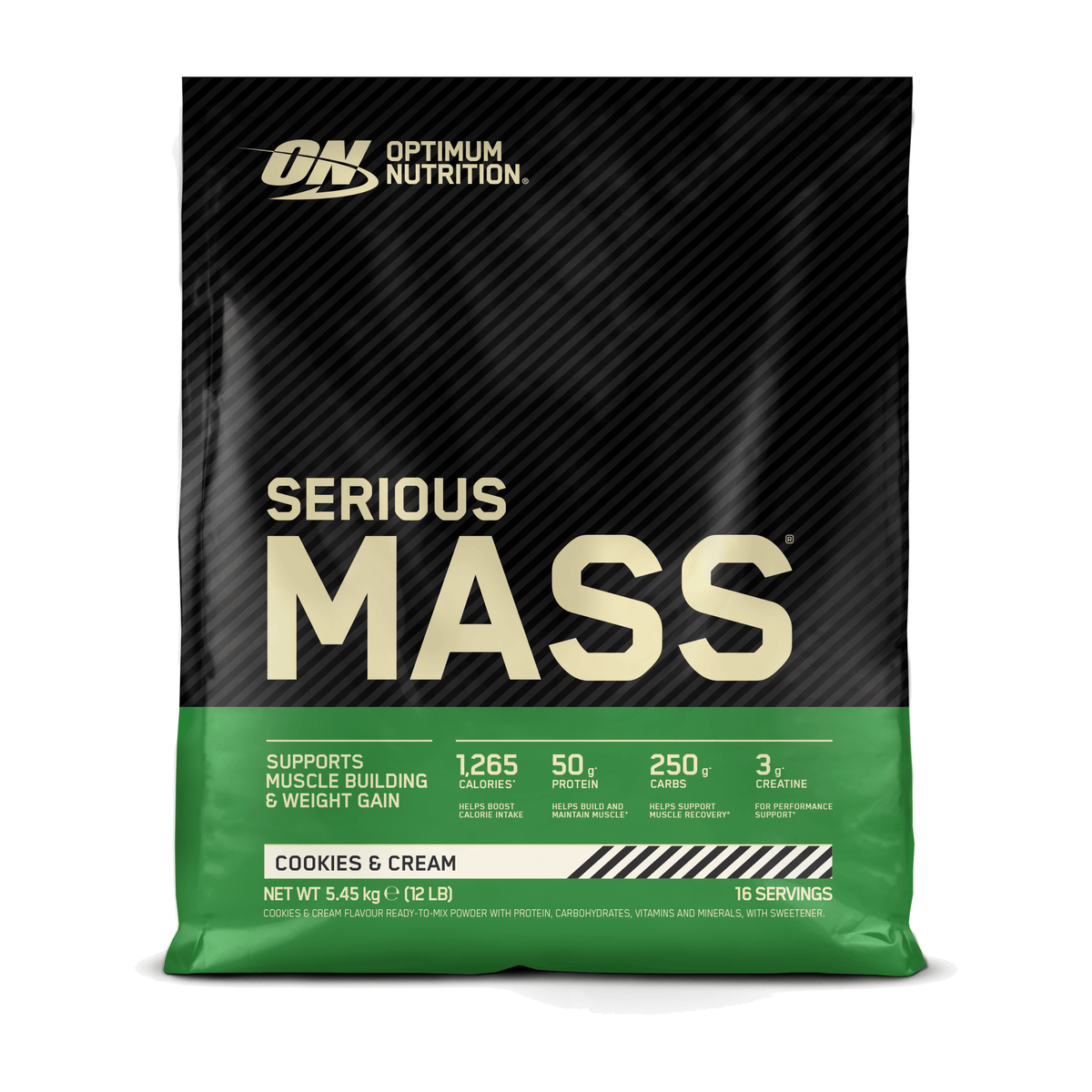 Optimum Nutrition Serious Mass 5.45 kg / Cookies & Cream kaufen -  Optimum Nutrition Weightgainer  - Fitness Onlineshop