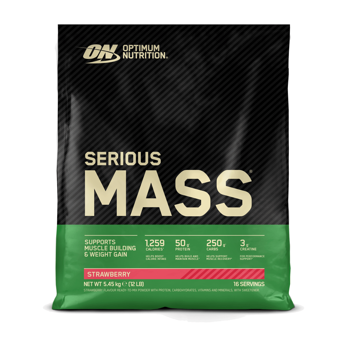 Optimum Nutrition Serious Mass 5.45 kg / Strawberry kaufen -  Optimum Nutrition Weightgainer  - Fitness Onlineshop