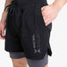 PicSil 2-in-1 Compression Shorts Man 0.1 (Kurze Kompressionshose) Schwarz kaufen bei HighPowered.ch