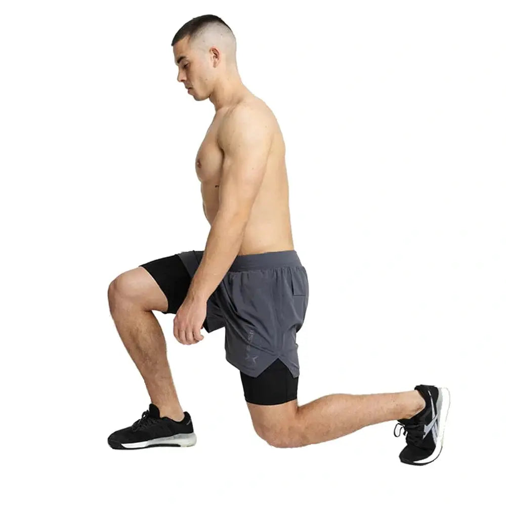 Acheter le short de compression PicSil 2-en-1 pour homme 0.1 (short de compression) gris sur HighPowered.ch