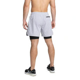Acheter le short de compression PicSil 2-en-1 pour homme 0.1 (short de compression) gris perle sur HighPowered.ch