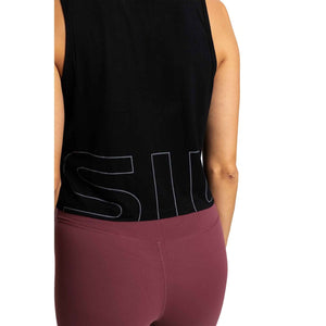 PicSil Ärmelloses Damen Crop Top (Core 0.2) Schwarz kaufen bei HighPowered.ch