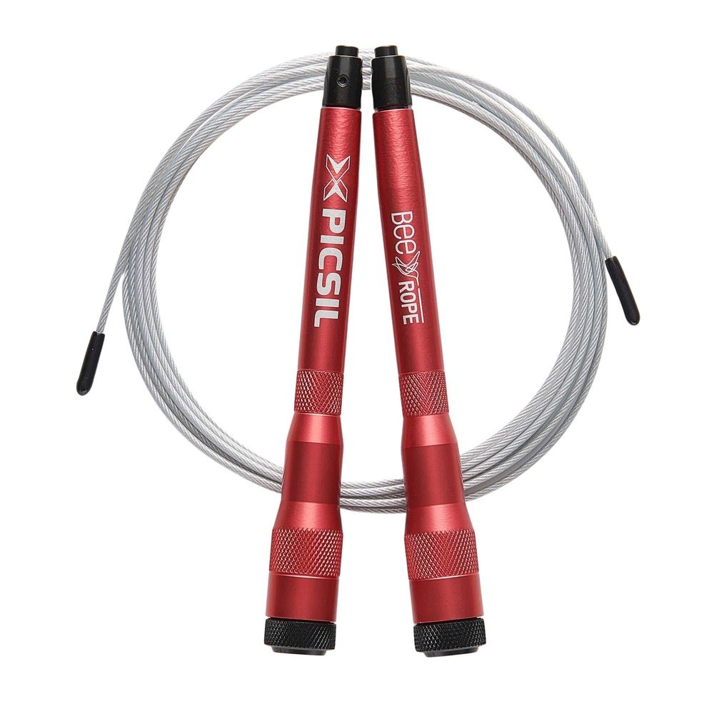PicSil Bee Rope (Trainingsspringseil mit handverstellbarem Kabelsystem) Rot kaufen bei HighPowered.ch
