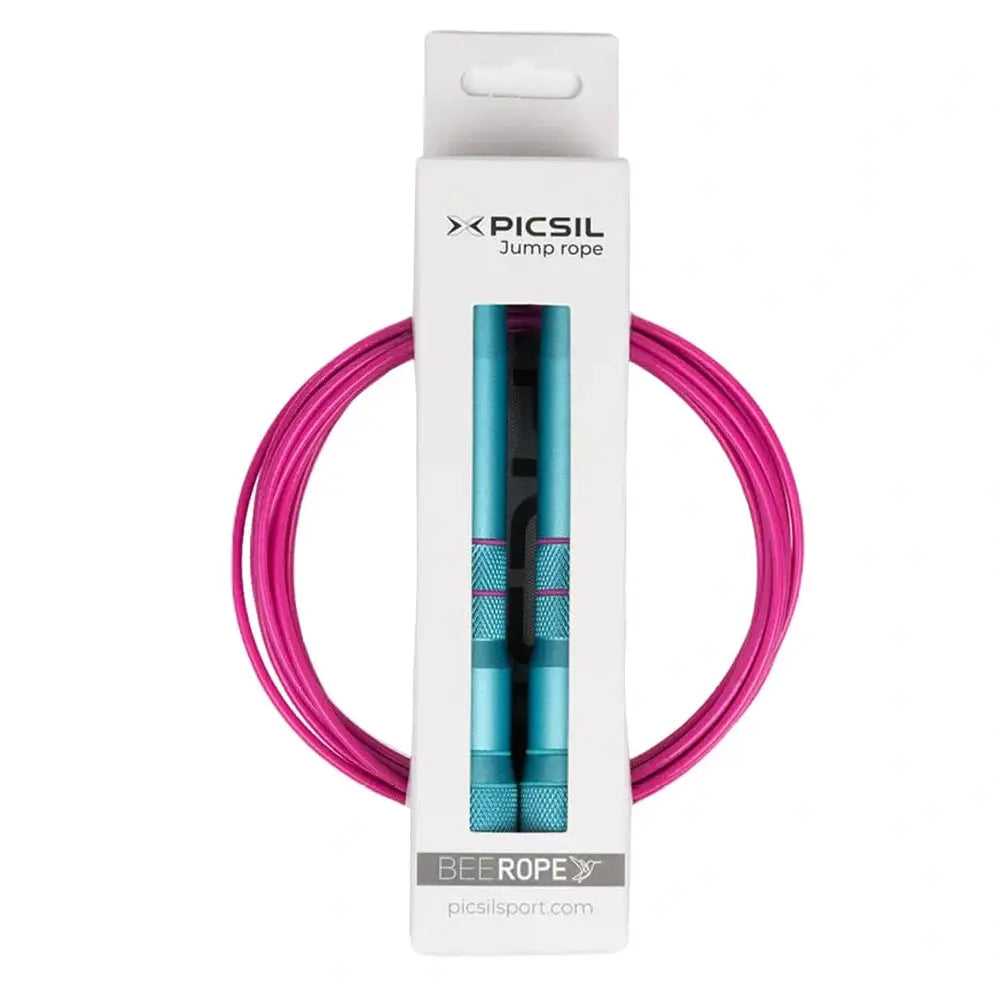 Buy PicSil Bee Rope (training jump rope with manually adjustable cable system) Blue at HighPowered.ch