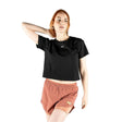 Damen Crop T-Shirt MOVE Rosa / XS kaufen -  PicSil Oberteile Damen  - Fitness Onlineshop