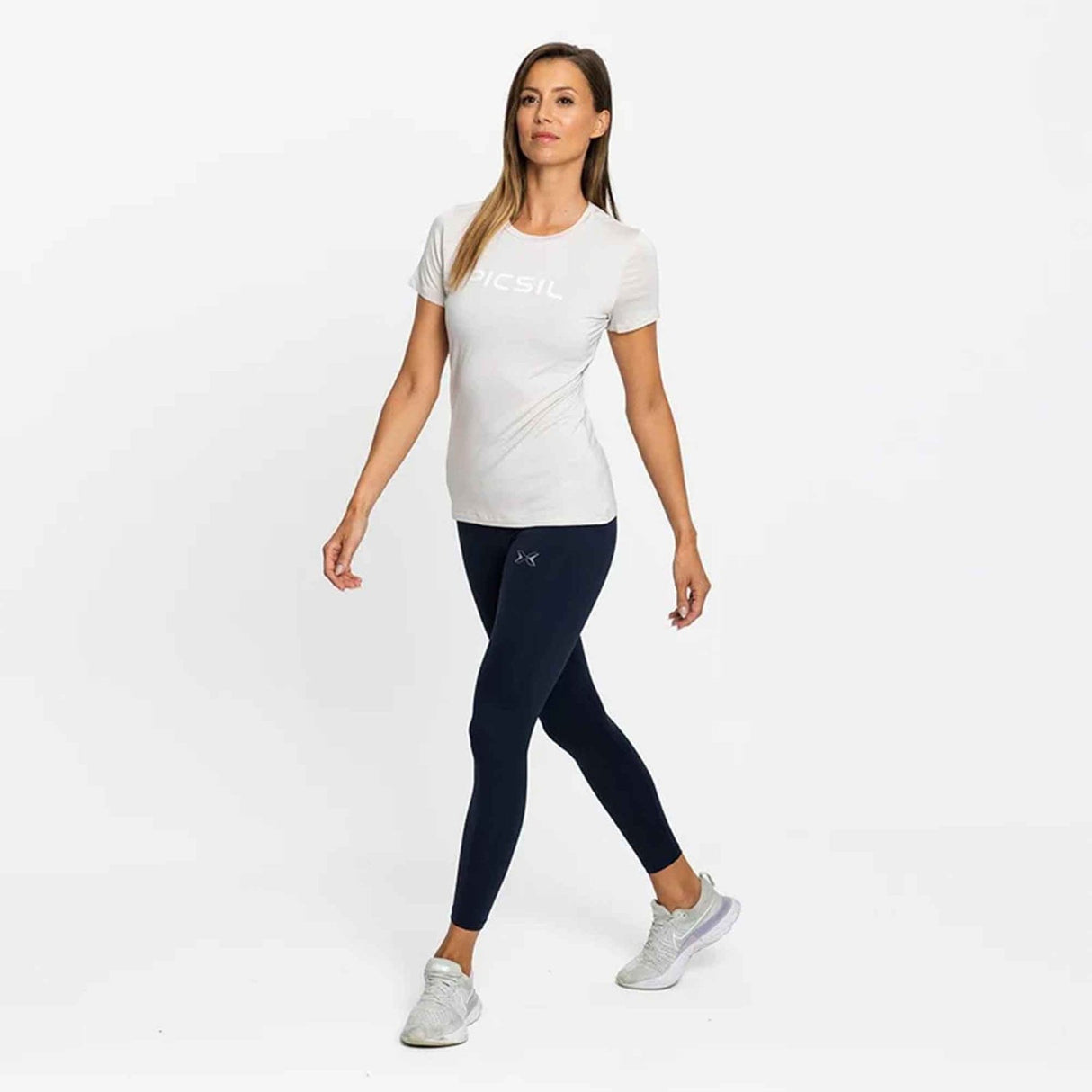 PicSil Damen Sport T-Shirt (Tee Core 0.2) Beige kaufen bei HighPowered.ch