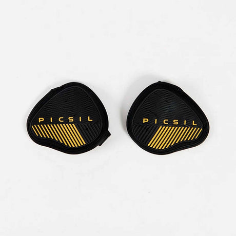Achetez les PicSil Gym Pads (poignées en néoprène à 4 trous) noir et jaune sur HighPowered.ch
