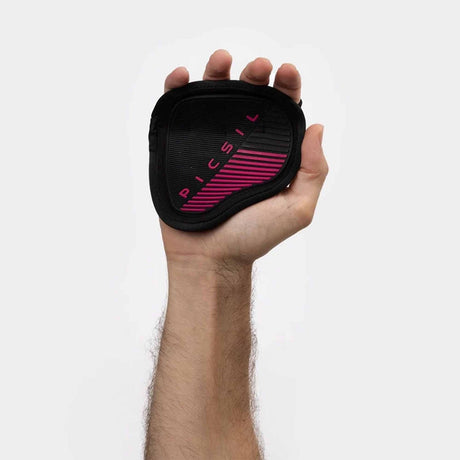 Achetez les picSil Gym Pads (poignées en néoprène à 4 trous) noir-rose sur HighPowered.ch
