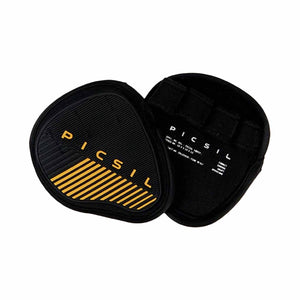 PicSil Gym Pads (Neopren Grips 4-Loch) Schwarz-Gelb kaufen bei HighPowered.ch