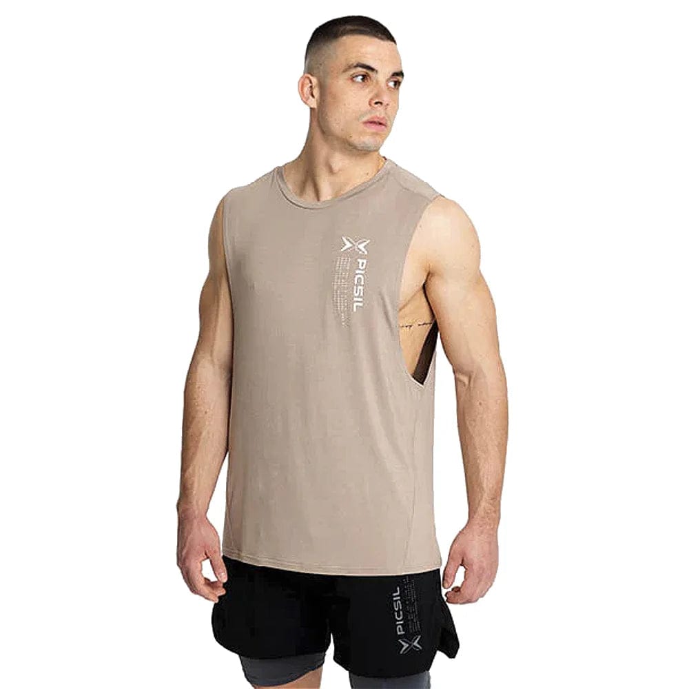 PicSil Herren Sport Tank Top (Core) Beige kaufen bei HighPowered.ch