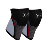 Buy Hex Tech Knee Sleeves 7 mm (Pair) Gray / S - PicSil Knee Sleeves - Fitness Online Store