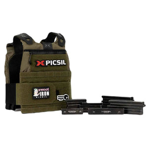 PicSil Ingot Weighted Vest Komplett-Set Männer (9 kg) kaufen bei HighPowered.ch