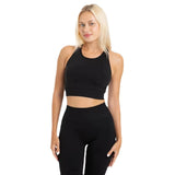 Buy Seamless Support Sports Bra in Black / Size S - PicSil Women's Tops - Fitness Online Store