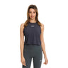 Sportliches Damen-Crop-Top Dunkelblau / S kaufen -  PicSil Oberteile Damen  - Fitness Onlineshop