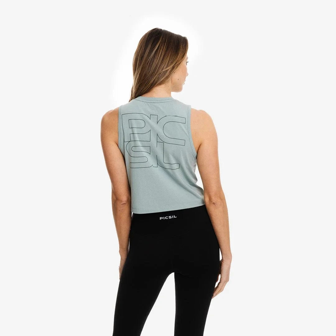 Sportliches Damen-Crop-Top kaufen -  PicSil Oberteile Damen  - Fitness Onlineshop