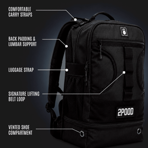 Performance Backpack 4.0 Black kaufen -  Poray Backpacks  - Fitness Onlineshop