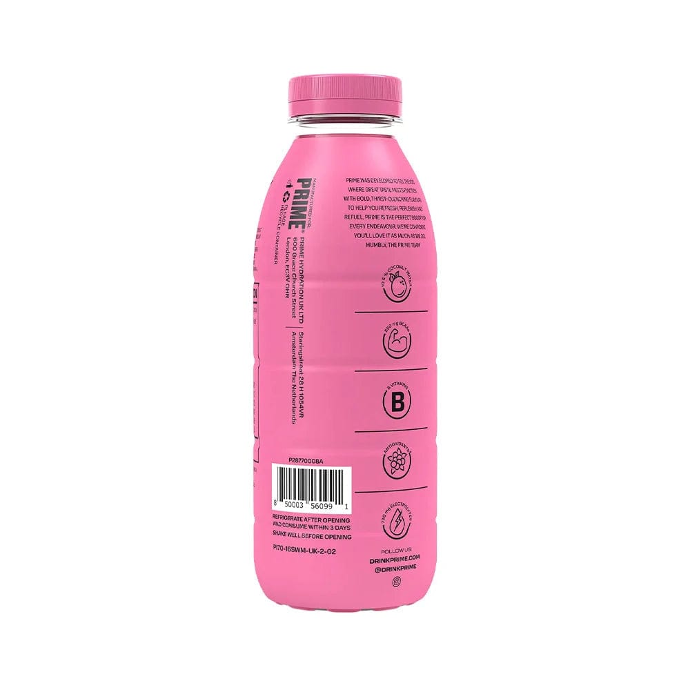Achetez la boisson énergétique Prime PRIME Hydration 500 ml fraise-pastèque sur HighPowered.ch