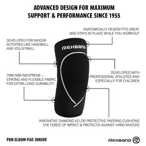 Rehband PRN Elbow Pad Junior Schwarz kaufen bei HighPowered.ch