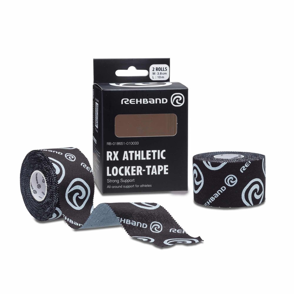 Rehband RX Athletic Locker-Tape x 2 Rollen (Auslaufmodell) Schwarz kaufen bei HighPowered.ch