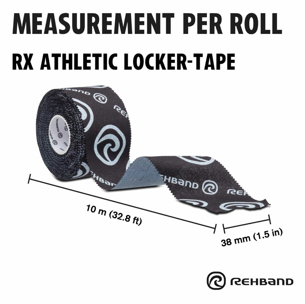 Rehband RX Athletic Locker-Tape x 2 Rollen (unelastisch) Schwarz kaufen bei HighPowered.ch