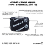 Acquista la fascia da sollevamento pesi Rehband RX Athletic Power-Wrap 38 mm x 3 rotoli (fascia per sollevamento pesi) nera su HighPowered.ch